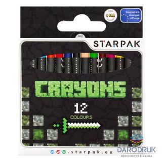 Starpak Kredki świecowe Pixel 12 kol. Starpak (484792)