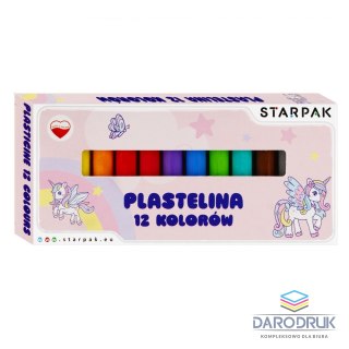 Starpak Plastelina 12 kol. Unicorn mix Starpak (536880)