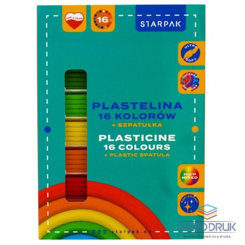 Starpak Plastelina 16 kol. mix Starpak (517735)