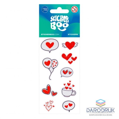 Sticker Boo Naklejka (nalepka) Serca Sticker Boo (534613)