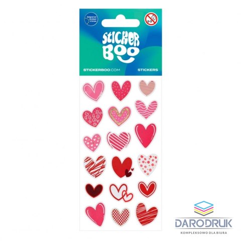 Sticker Boo Naklejka (nalepka) Serca Sticker Boo (534613)