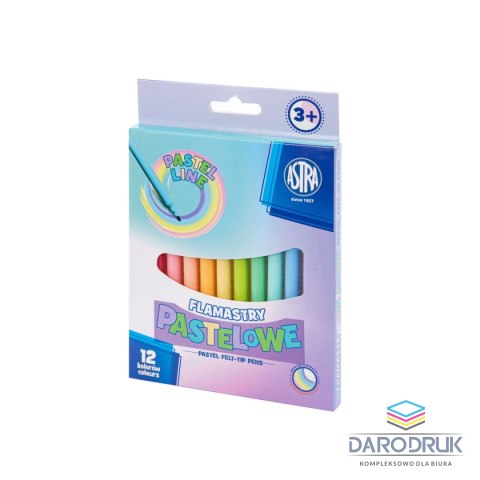 Astra Flamaster pastelowe 12 kol. Astra (317122001)