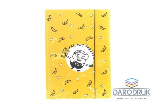 Beniamin Teczka kartonowa na gumkę Minionki A4 mix Beniamin (5863)