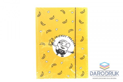 Beniamin Teczka kartonowa na gumkę Minionki A4 mix Beniamin (5863)