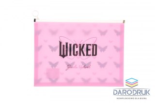 Beniamin Teczka plastikowa na suwak na suwak WICKED A4 mix Beniamin (3232)