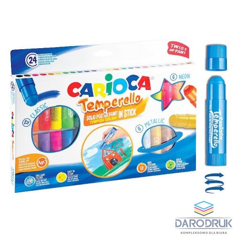 Carioca Farby akwarelowe TEMPERELLO 24 kolor. Carioca (43290)