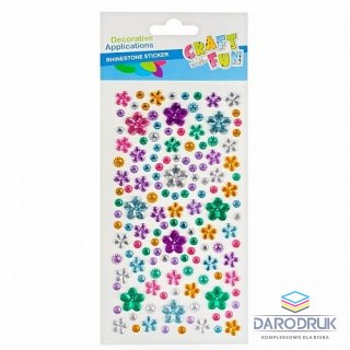 Craft with Fun Kryształki Samoprzylepne mix Craft with Fun (382478)