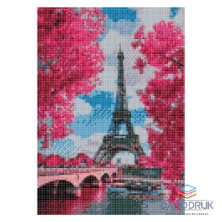 Flamingo Line Zestaw kreatywny Diamentowa mozaika 30x40cm Wieża Eiffla 1 Flamingo Line (TGD72828)