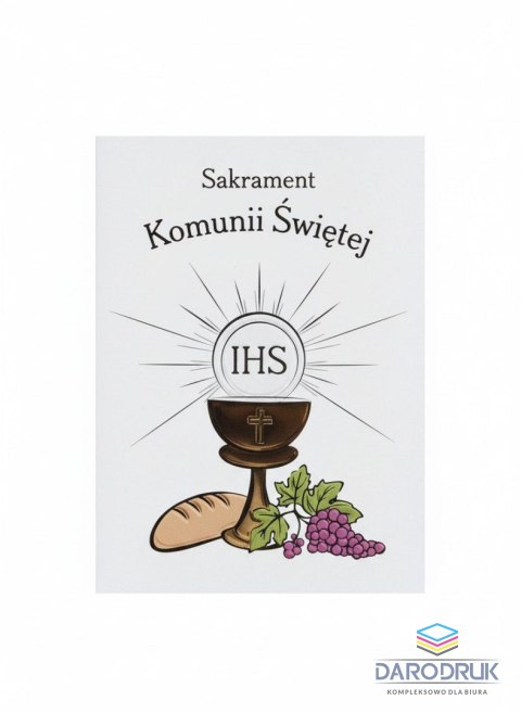 Henry Kartka składana B6 B6 KOMUNIA HOSTIA JAK CHLEB Henry (5905701486007)