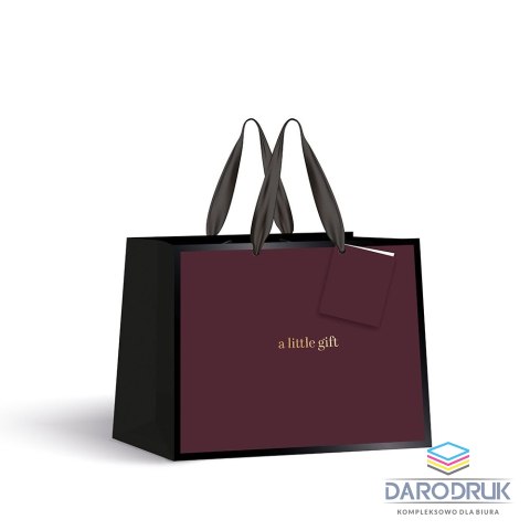 Interdruk Torba prezentowa B4+ Gold 210g torby ozdobne średnia 5902277318077 [mm:] 325x260x 130 Interdruk (32,5x26)