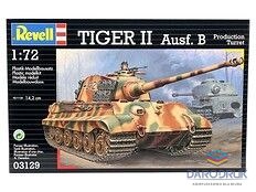 Revell Model do sklejania Tiger II - niemiecki czołg ciężki z okresu II wojny światowej Revell (03129)