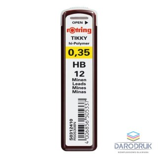 Rotring Wkład do ołówka (grafit) HB 0,3mm Rotring