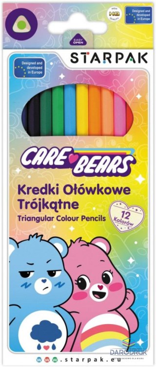 Starpak Kredki ołówkowe CARE BEARS 12 kol. Starpak (580595)