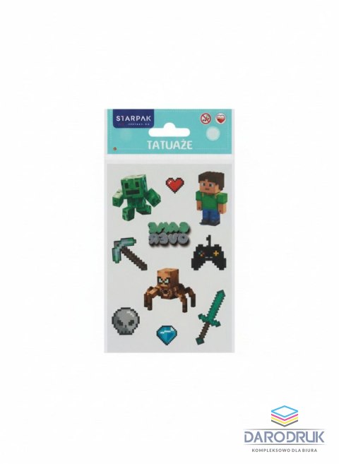 Stickerboo Tatuaż Pixel Stickerboo (583967)
