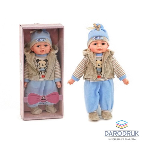 Adar Lalka Bobas 35 cm z polskim dźwiękiem, BOX [mm:] 350 Adar (501331)
