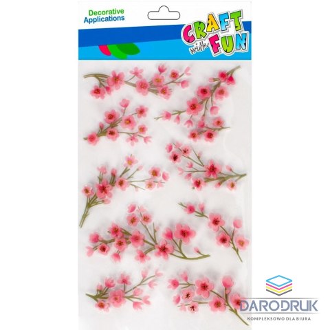 Craft with Fun Naklejka (nalepka) kwiaty 3D Craft with Fun (501866)