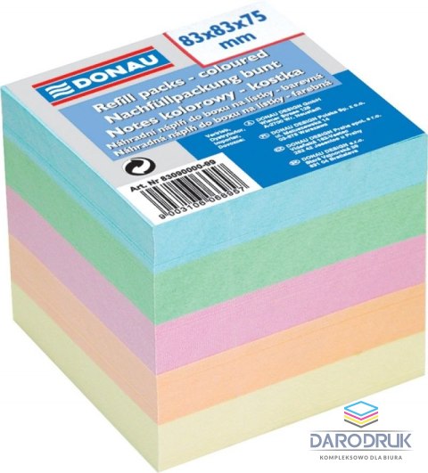 Donau Kostka papierowa mix [mm:] 83x83x 75 Donau (8309000-99)