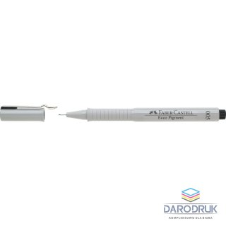 Faber Castell Cienkopis kreślarski Ecco Pigment wkład czarny 0,05mm 1kol. Faber Castell (FC166099)