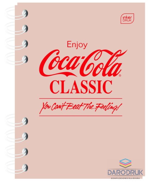 Interdruk Notes (notatnik) COCA COLA HYBRID 80k. krata [mm:] 90x140 Interdruk