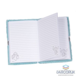 Paso Pamiętnik A5 pluszowy Stitch Paso (DS24SI-3676)