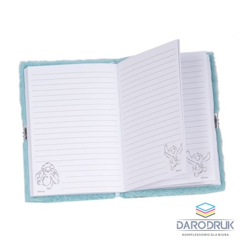 Paso Pamiętnik A5 pluszowy Stitch Paso (DS24SI-3676)