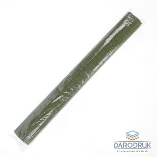 Sdm Bibuła marszczona zielony oliwkowy oliwkowy 50mm x 250mm Sdm (622)