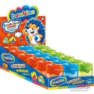 St.Right Temperówka Bambino podwójna mix plastik St.Right