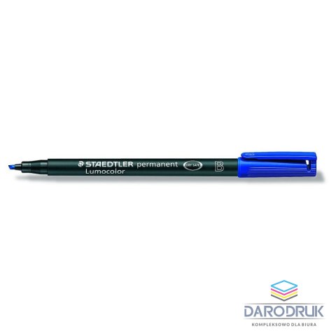 Staedtler Foliopis Staedtler Lumocolor B niebieski
