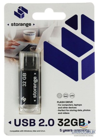 Storange Pendrive black 32GB Storange (STORANPEN32GBBK2.0)