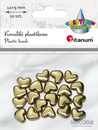 Titanum Koraliki kreatywne Craft-Fun Series lustrzane serca Titanum (25BJ033109)