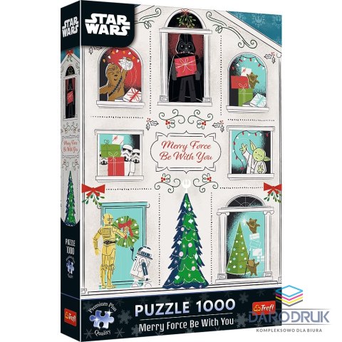 Trefl Puzzle Xmass Niech Moc Świąt Będzie z Tobą 1000 el. Trefl (12087)