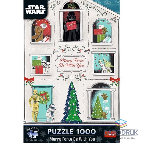 Trefl Puzzle Xmass Niech Moc Świąt Będzie z Tobą 1000 el. Trefl (12087)