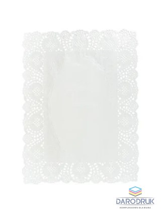 Arpex Serwetki dekoracyjne 12 szt. białe papier [mm:] 300x400 Arpex (DE0870F)