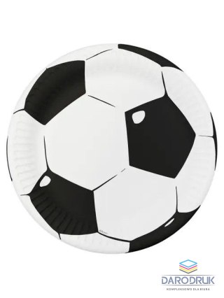 Arpex Talerz jednorazowy Gol! papier śr. 180mm 8 szt Arpex (DC0672F)