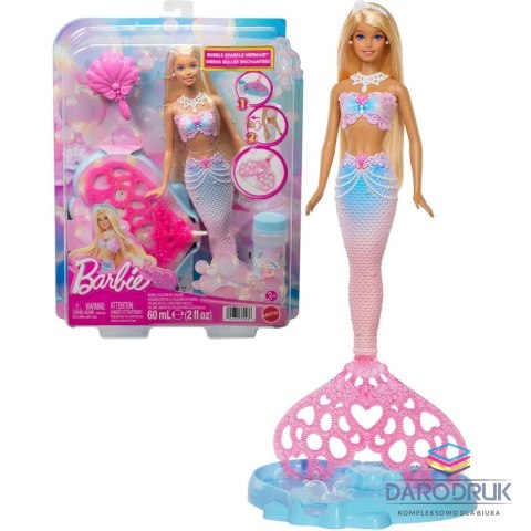 Barbie Lalka Bąbelkowa syrenka Magiczne bańki [mm:] 290 Barbie (JLW56)