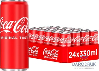 Coca-cola Napój puszka 0,33L Coca-cola