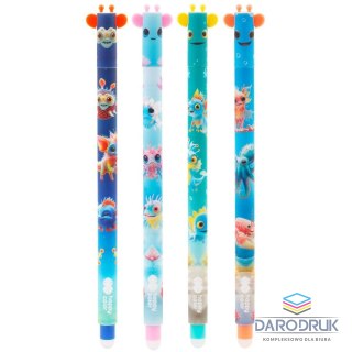 Happy Color Długopis wymazywalny Aqua Cuties wkład niebieski 0,5mm Happy Color (HA 4120 01AC-3)