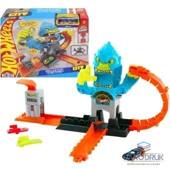 Hot Wheels Tor wyścigowy City Głodny Goryl Hot Wheels (JHL92)