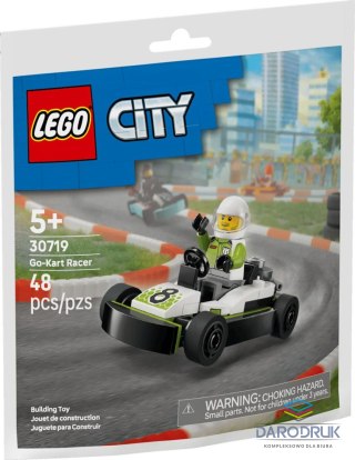 Lego Klocki konstrukcyjne City Gokart wyścigowy Lego (30719)