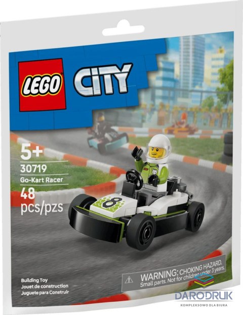 Lego Klocki konstrukcyjne City Gokart wyścigowy Lego (30719)