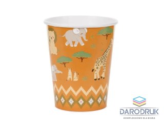 Partydeco Kubek jednorazowy Safari papier 220ml Partydeco (KPP116-EU1)