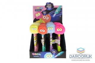 Patio Długopis standardowy MAGICZNY UV POM POM wymazywalny wkład niebieski 0,5mm Patio (01874PTR)