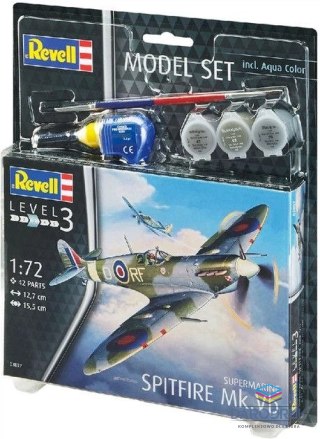 Revell Model do sklejania Set myśliwiec Spitfire MK.Vb. Skala 1:72 Revell (63897)