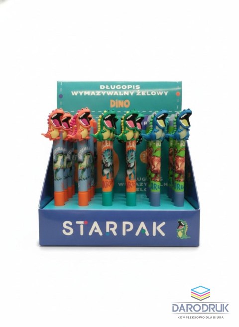 Starpak Długopis wymazywalny Ścieralny wkład niebieski 0,7mm Starpak (552673)