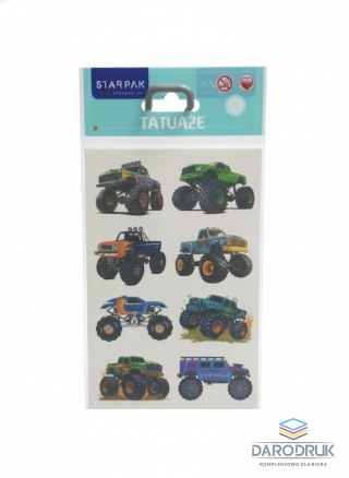 Stickerboo Tatuaż Monster track Stickerboo (583969)