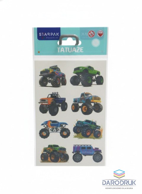 Stickerboo Tatuaż Monster track Stickerboo (583969)