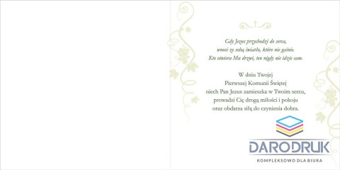 Ab Card Kartka składana kw Komunia Ab Card (KW LUX)