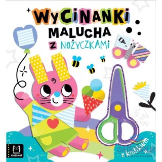 Aksjomat Książka dla dzieci Wycinanki malucha z nożyczkami. Z królikiem Aksjomat
