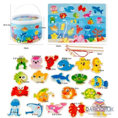 Bączek/Tupiko Puzzle rybki magnetyczne Bączek/Tupiko (RMP 5248)