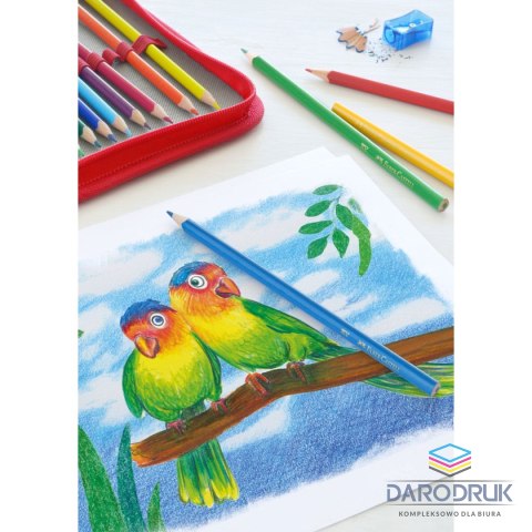 Faber Castell Kredki ołówkowe Ergonomics 12 kol. Faber Castell (116512 FC)